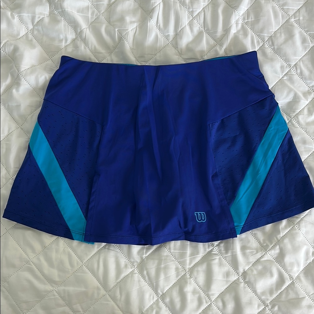 Wilson Blue and Teal Athletic Skort